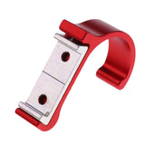 Maxbell Space Aluminum Single Hook Wall Mounted Coat Clothes Robe Hanger Red