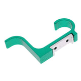 Maxbell Colorful Wall Mounted Double Hook Hat Coat Clothes Holder Hanger  Green