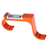 Maxbell Colorful Wall Mounted Double Hook Hat Coat Clothes Holder Hanger  Orange