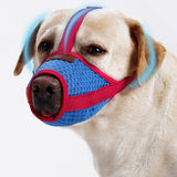 Maxbell Pet Dog Muzzles Adjustable Mouth Mesh Mask Anti Biting Barking Chewing XL