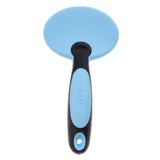 Maxbell Pet Dog Cat Hair Fur Shedding Grooming Message Comb Brush Tool Light Blue