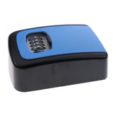 Maxbell Outdoor Wall Mounted Safe Key Box with Lock & Waterproof Cover  Blue