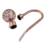 Maxbell Fashionable Hollowed-Out Design U Shape Curtain Tieback Hook Copper