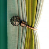 Maxbell Fashionable Hollowed-Out Design U Shape Curtain Tieback Hook Copper