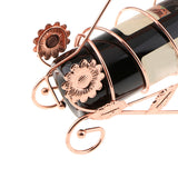 Maxbell Retor Metal Red Wine Rack Champagne Bottle Holder Storage Shelf Pink Golden