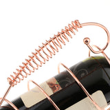 Maxbell Retor Metal Red Wine Rack Champagne Bottle Holder Storage Shelf Pink Golden
