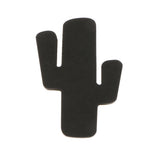 Maxbell Wooden Cactus-shape Hook Clothes Hat Jewelry Hanger Wall Decoration black