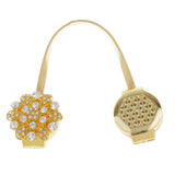 Maxbell Magnetic Crystal Curtain Tiebacks Tie Backs Buckle Clips Holdbacks Golden