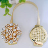 Maxbell Magnetic Crystal Curtain Tiebacks Tie Backs Buckle Clips Holdbacks Golden