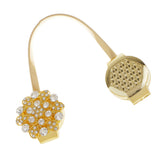 Maxbell Magnetic Crystal Curtain Tiebacks Tie Backs Buckle Clips Holdbacks Golden