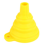 Maxbell Folding Retractable Funnel Household Silicone Oil Leak Kitchen Small Liquid Yellow