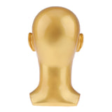 Maxbell Male Mannequin Manikin Head Glasses Caps Wigs Jewelry Display Stand Model Gold