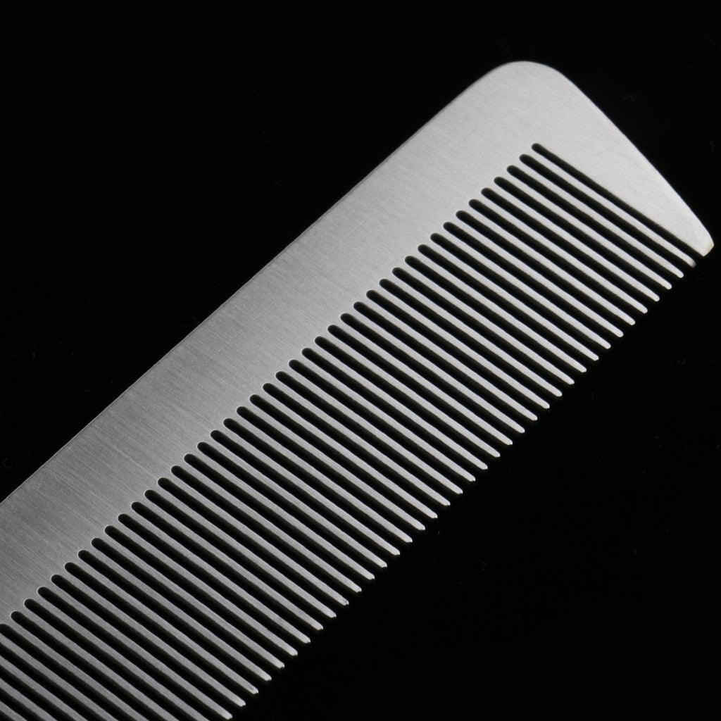Maxbell Stainless Steel Salon Barber Hairstyling Hairdressing Cutting Comb Hairbrush K4 - Aladdin Shoppers