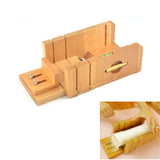 Maxbell Pine Wood Box Loaf Handmade Soap Cutter Precision Cutting Trimming Tools