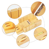 Maxbell Pine Wood Box Loaf Handmade Soap Cutter Precision Cutting Trimming Tools