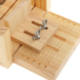 Maxbell Pine Wood Box Loaf Handmade Soap Cutter Precision Cutting Trimming Tools