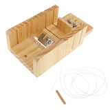 Maxbell Pine Wood Box Loaf Handmade Soap Cutter Precision Cutting Trimming Tools