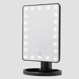 Maxbell 22 LED Lighted Touch Screen Beauty Vanity Makeup Cosmetic Desk Mirror Black