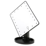 Maxbell 22 LED Lighted Touch Screen Beauty Vanity Makeup Cosmetic Desk Mirror Black