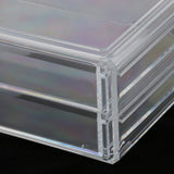 Maxbell Acrylic Jewelry Makeup Cosmetic Organizer Case Display Holder Box 2 Drawers