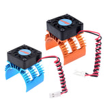 Maxbell Motor Heat Sink & Cooling Fan for 1/10 RC Car 540/550 3650/3660 Motor Orange