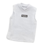 Maxbell 1/6 Scale Men's Vest Tank Top for 12 inch Male Action Figure Accessory White