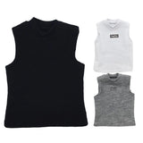 Maxbell 1/6 Scale Men's Vest Tank Top for 12 inch Male Action Figure Accessory White