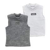 Maxbell 1/6 Scale Men's Vest Tank Top for 12 inch Male Action Figure Accessory White