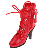 Maxbell 1/6 Scale PU High Heel Shoes for Female 12" Action Figure Accessories Red