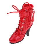 Maxbell 1/6 Scale PU High Heel Shoes for Female 12" Action Figure Accessories Red