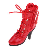 Maxbell 1/6 Scale PU High Heel Shoes for Female 12" Action Figure Accessories Red