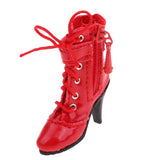 Maxbell 1/6 Scale PU High Heel Shoes for Female 12" Action Figure Accessories Red