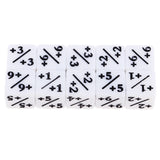 Maxbell Acrylic Dice Family Set 16mm Six-sided Dice for Table Game White