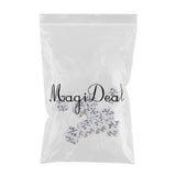 Maxbell Acrylic Dice Family Set 16mm Six-sided Dice for Table Game White