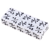Maxbell Acrylic Dice Family Set 16mm Six-sided Dice for Table Game White