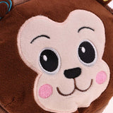 Maxbell Cartoon Toddler Soft Stuffed Plush Animal Doll Hand Shake Rattle Bell Monkey