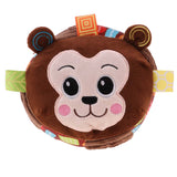 Maxbell Cartoon Toddler Soft Stuffed Plush Animal Doll Hand Shake Rattle Bell Monkey