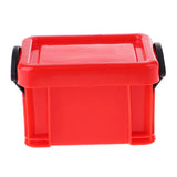 Maxbell 1/6 Soldier Accessories Parts Storage Box Small Parts Container Box Red