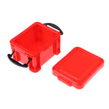 Maxbell 1/6 Soldier Accessories Parts Storage Box Small Parts Container Box Red