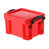 Maxbell 1/6 Soldier Accessories Parts Storage Box Small Parts Container Box Red