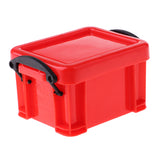 Maxbell 1/6 Soldier Accessories Parts Storage Box Small Parts Container Box Red