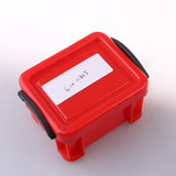 Maxbell 1/6 Soldier Accessories Parts Storage Box Small Parts Container Box Red