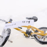 Maxbell Alloy Mountain Bike Model Mini Finger Bike Bicycle Cool Boy Toy Gift Yellow
