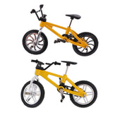 Maxbell Alloy Mountain Bike Model Mini Finger Bike Bicycle Cool Boy Toy Gift Yellow