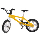 Maxbell Alloy Mountain Bike Model Mini Finger Bike Bicycle Cool Boy Toy Gift Yellow