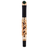 Maxbell JINHAO Golden DRAGON KING PLAY PEARL FINE 18KGP NIB FOUNTAIN PEN