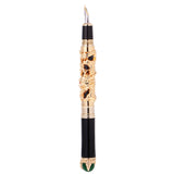Maxbell JINHAO Golden DRAGON KING PLAY PEARL FINE 18KGP NIB FOUNTAIN PEN