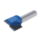 Maxbell 8mm Router CNC Engraving Woodworking V Groove Bottom Cleaning Bit 8x19mm
