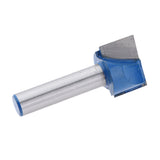 Maxbell 8mm Router CNC Engraving Woodworking V Groove Bottom Cleaning Bit 8x19mm