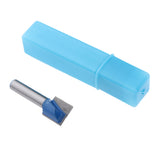 Maxbell 8mm Router CNC Engraving Woodworking V Groove Bottom Cleaning Bit 8x15mm